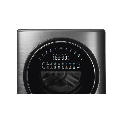 ماشین لباسشویی 15 کیلوگرم گرین مدل Twins 2xDD inverter سیلور - تصویر 3