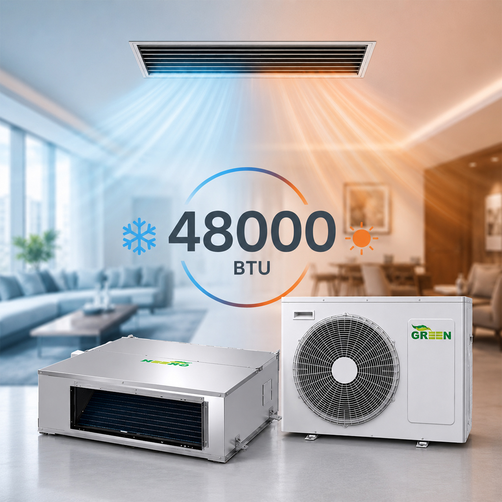 کولر گازی داکت اسپلیت گرین تروپیکال 48000 مدل GDS-48P3T3/R1
