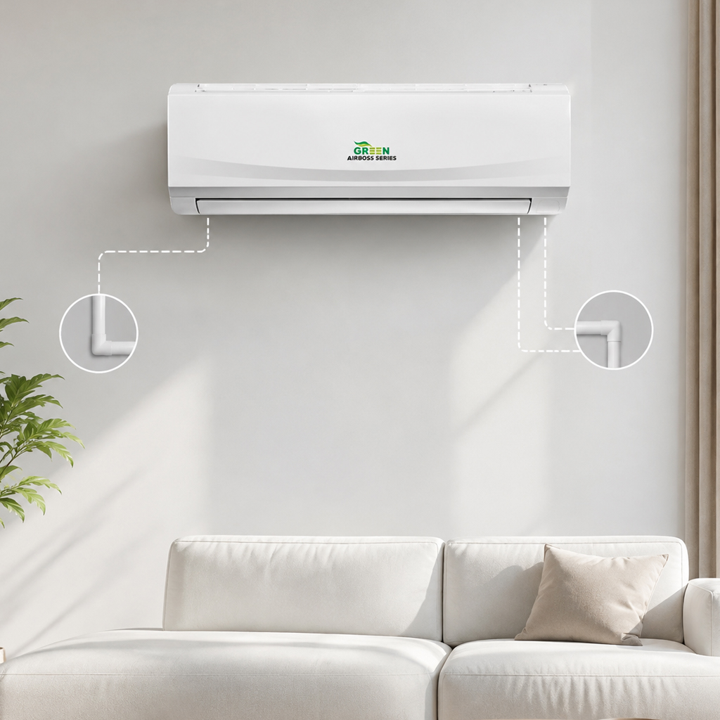 فن کویل دیواری گرین سری ایرباس مدل GWF600P1