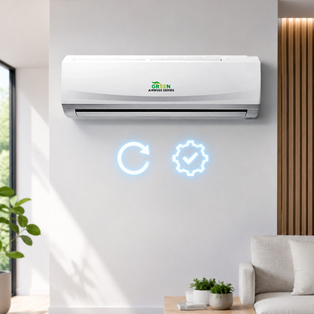 فن کویل دیواری گرین سری ایرباس مدل GWF800P1