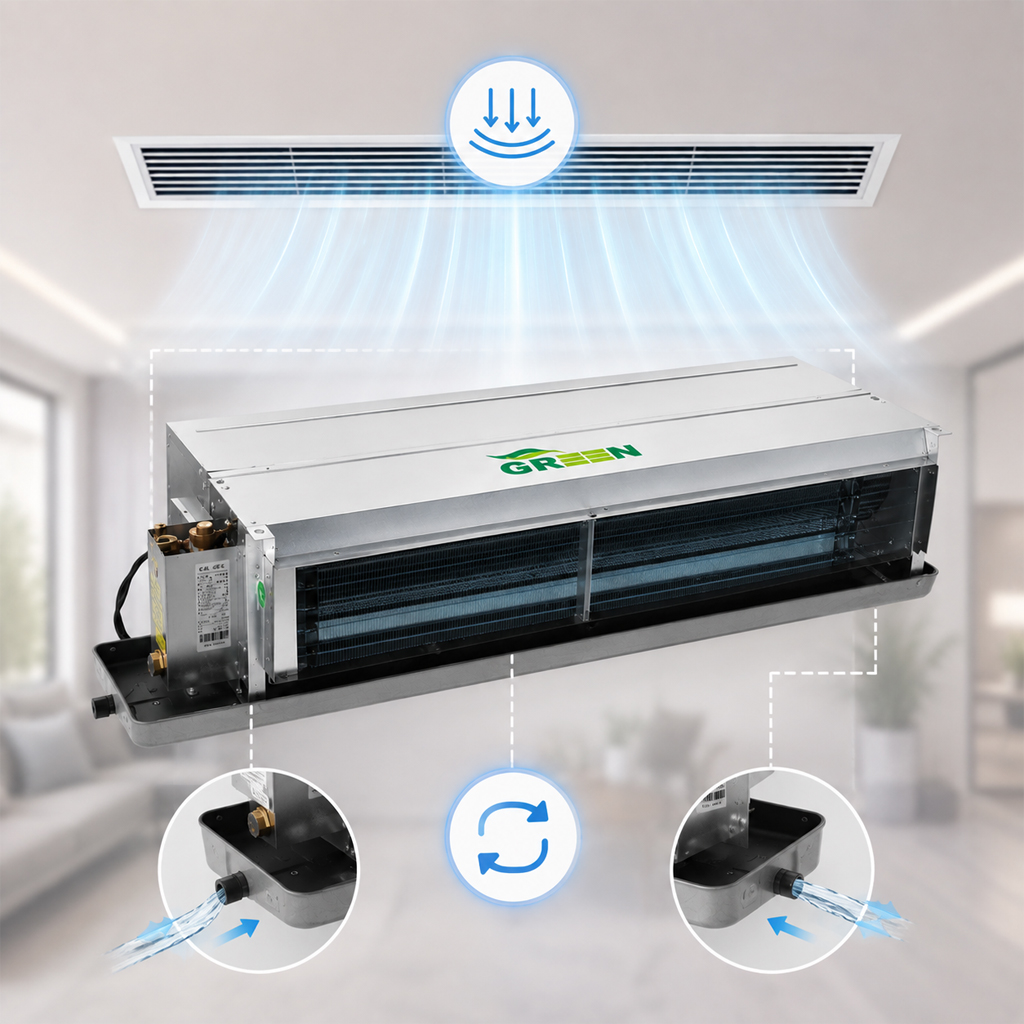 فن کویل سقفی توکار گرین مدل GDF1000P1