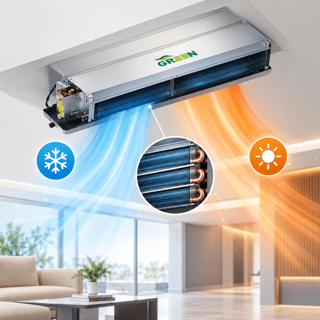 فن کویل سقفی توکار گرین مدل GDF1200P1