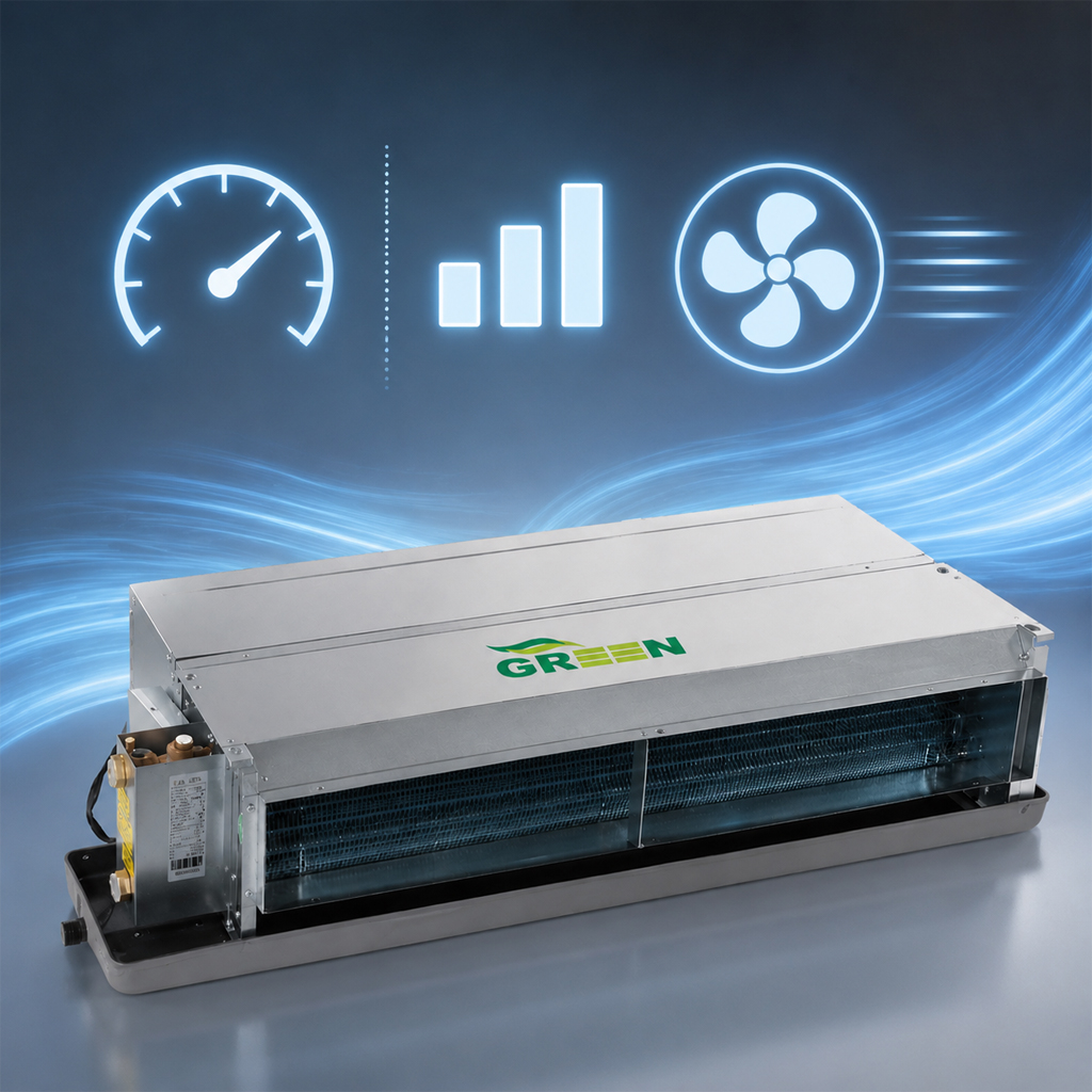 فن کویل سقفی توکار گرین مدل GDF400P1