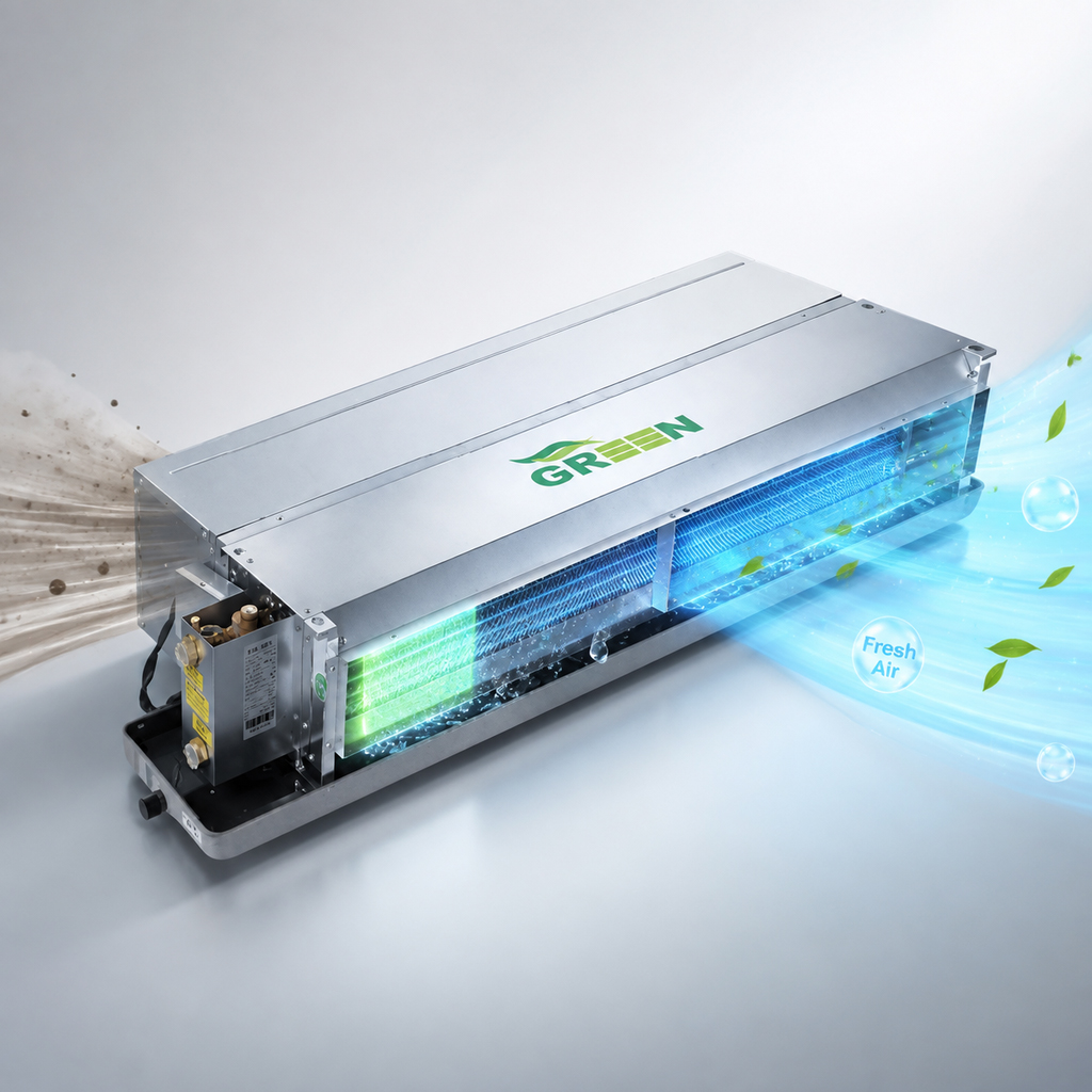 فن کویل سقفی توکار گرین مدل GDF400P1