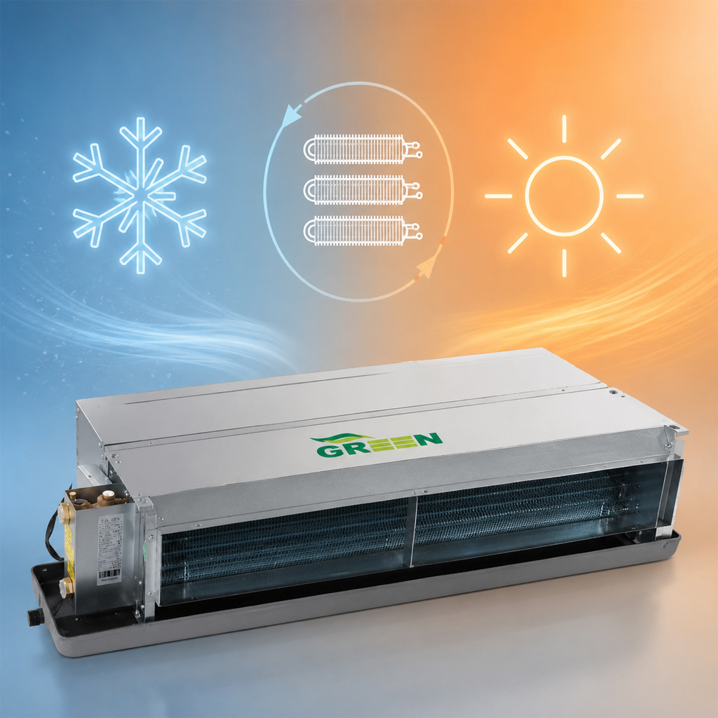 فن کویل سقفی توکار گرین مدل GDF400P1