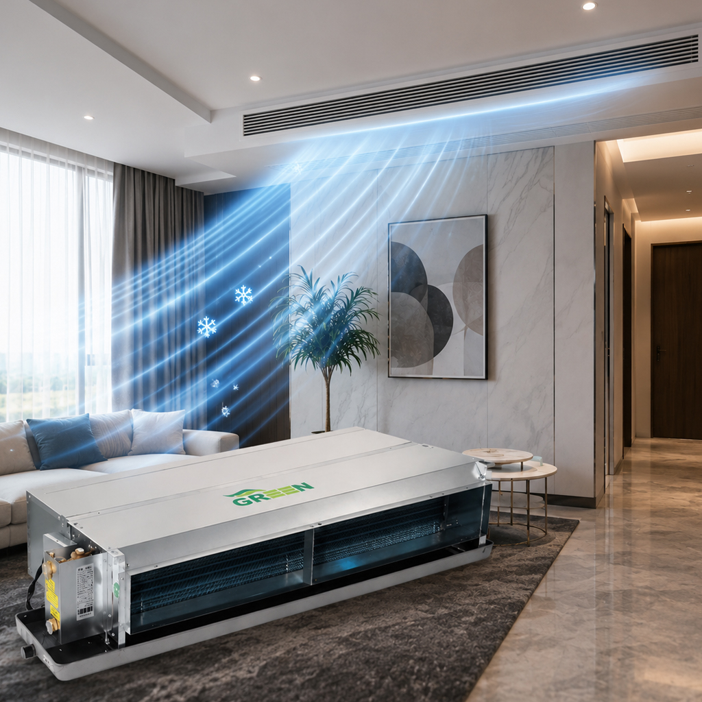 فن کویل سقفی توکار گرین مدل GDF600P1
