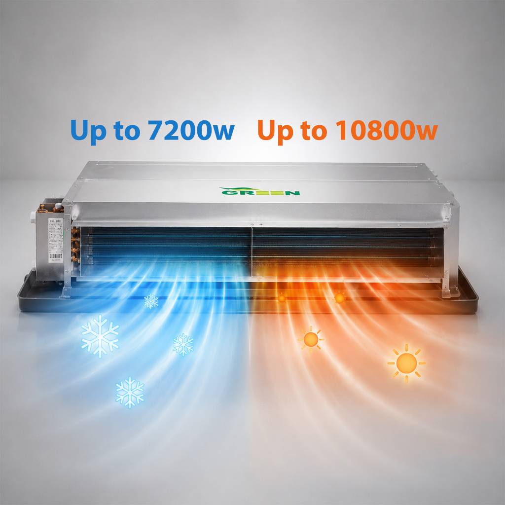 فن کویل سقفی توکار گرین مدل GDF800P1
