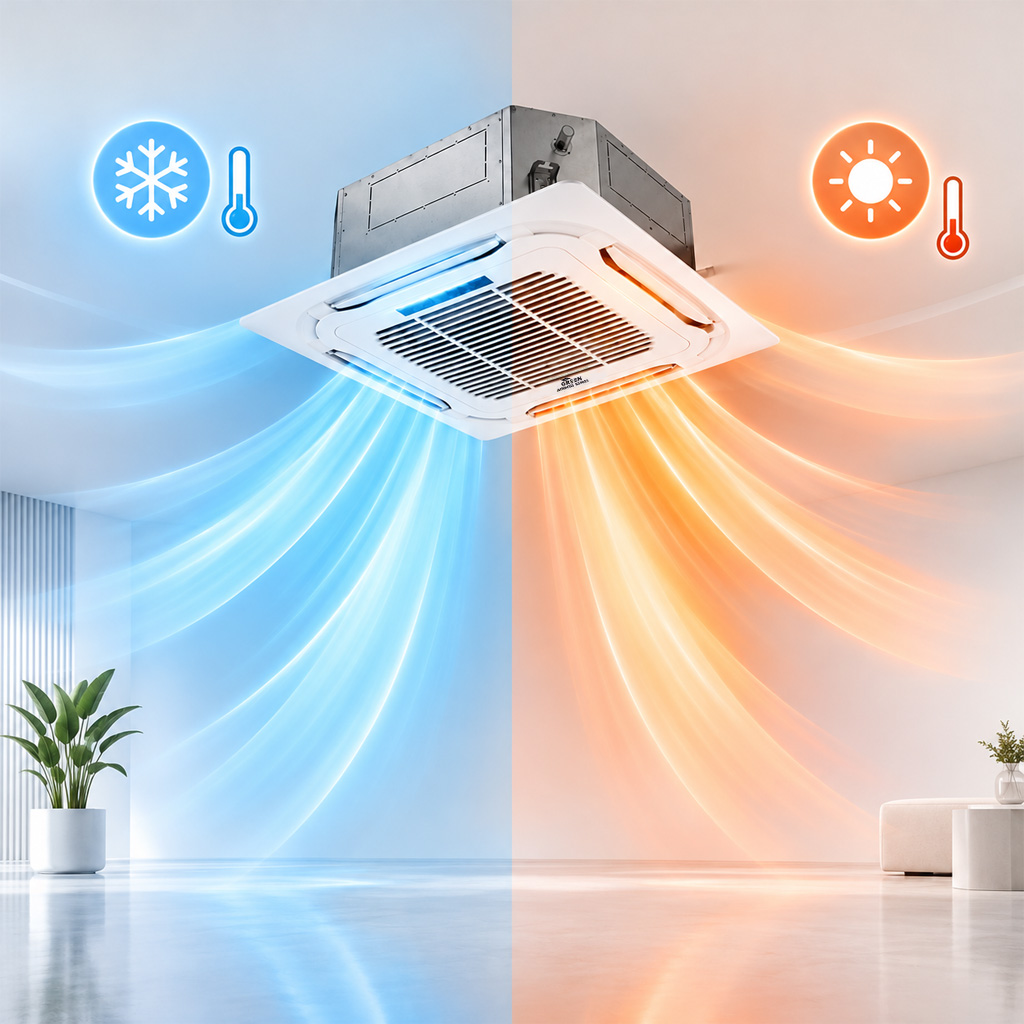 فن کویل کاستی چهار طرفه گرین مدل G4WF1400P1
