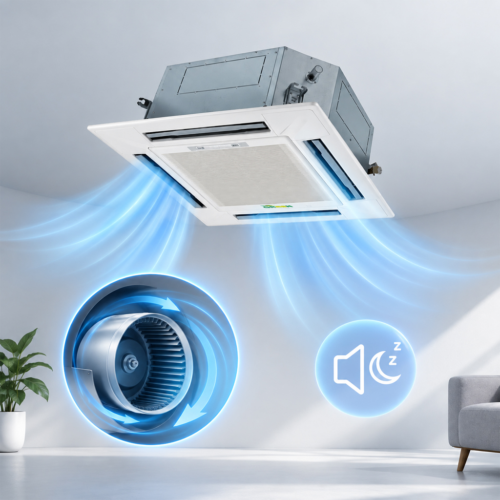فن کویل کاستی چهار طرفه گرین مدل G4WF400P1