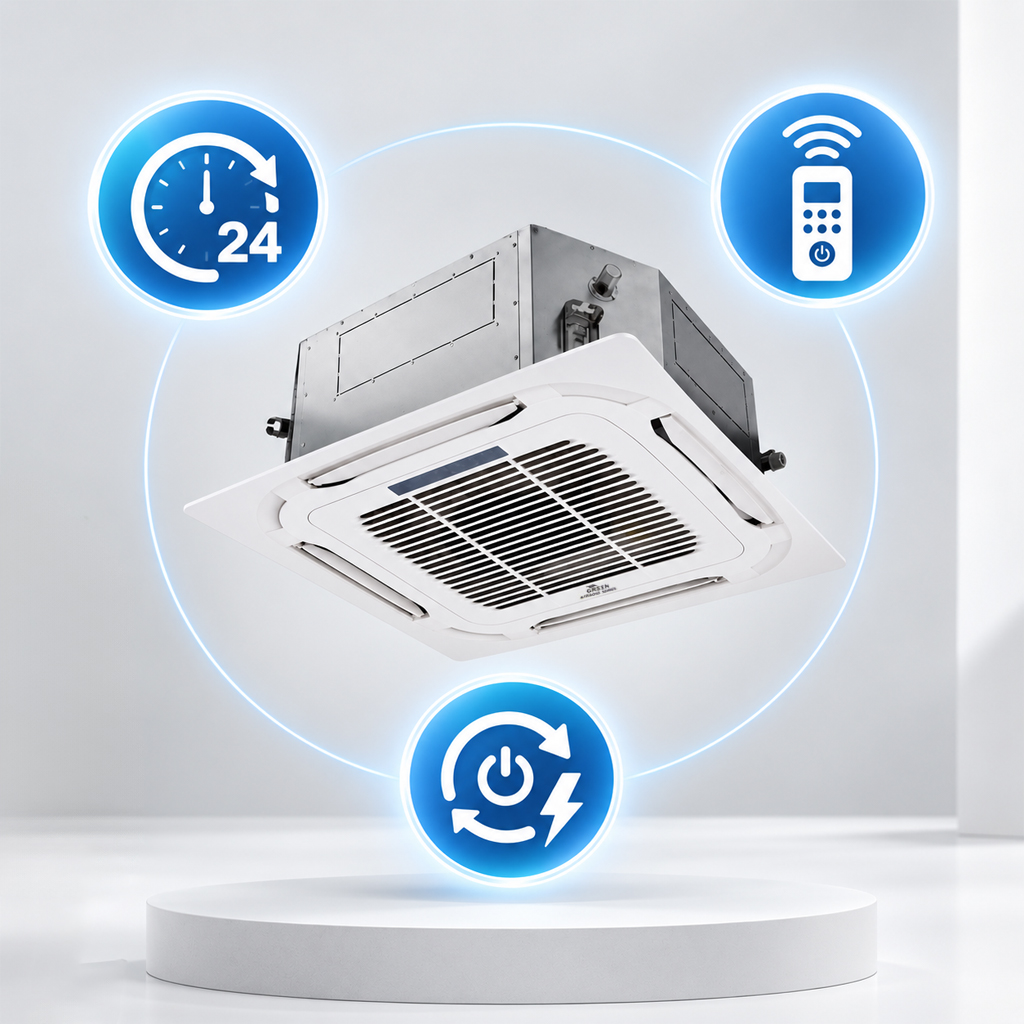 فن کویل کاستی چهار طرفه گرین مدل G4WF800P1