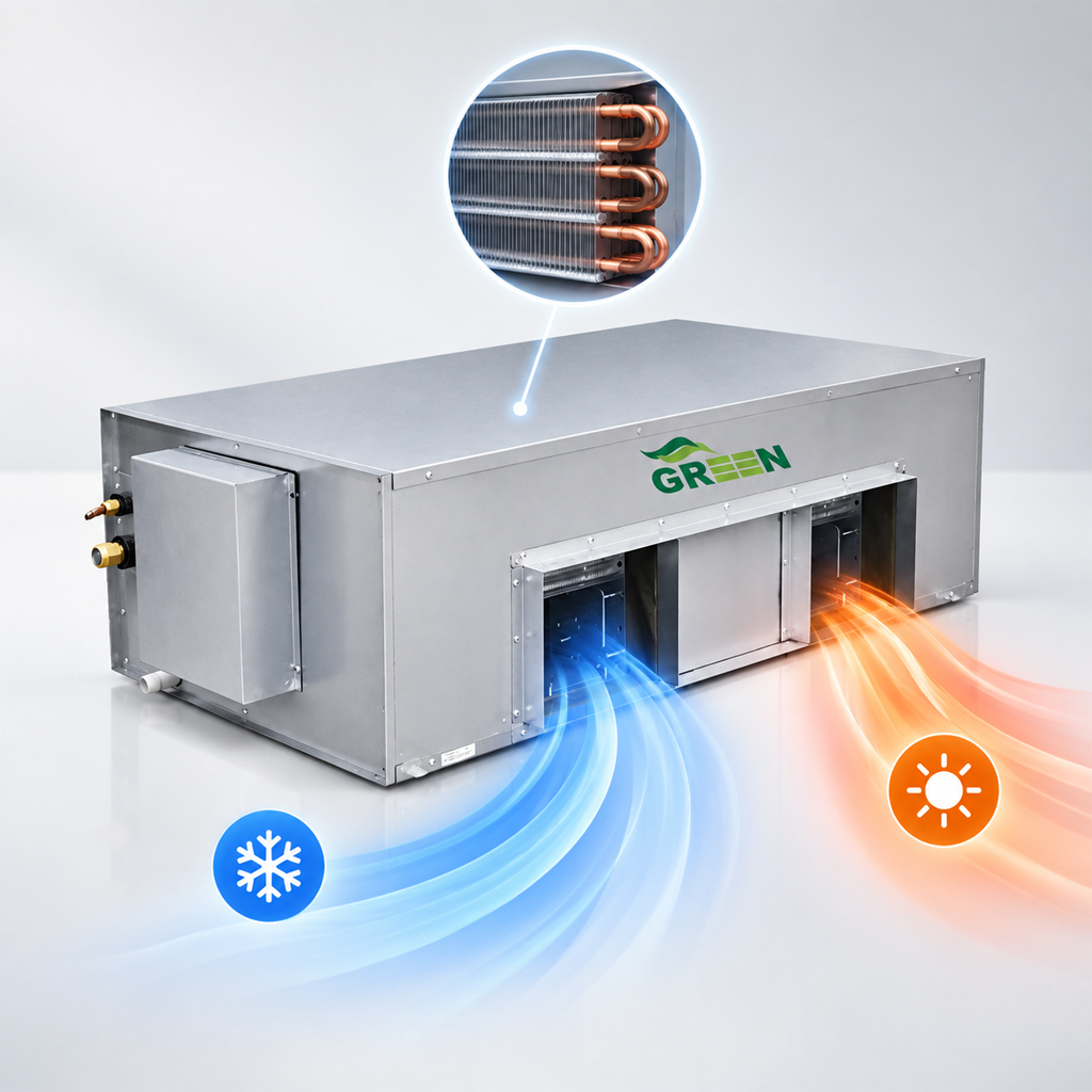 فن کویل کانالی گرین مدل GDF1600P1/H