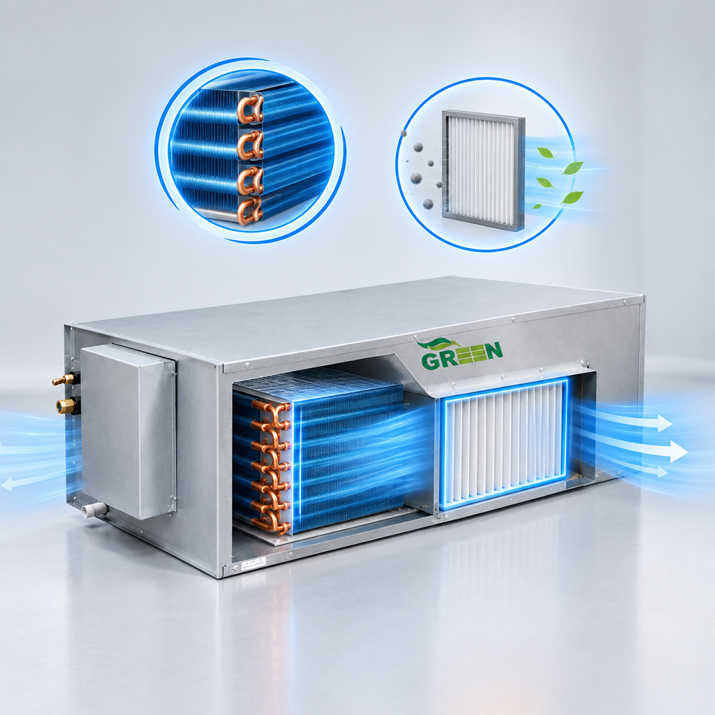 فن کویل کانالی گرین مدل GDF2000P1/H