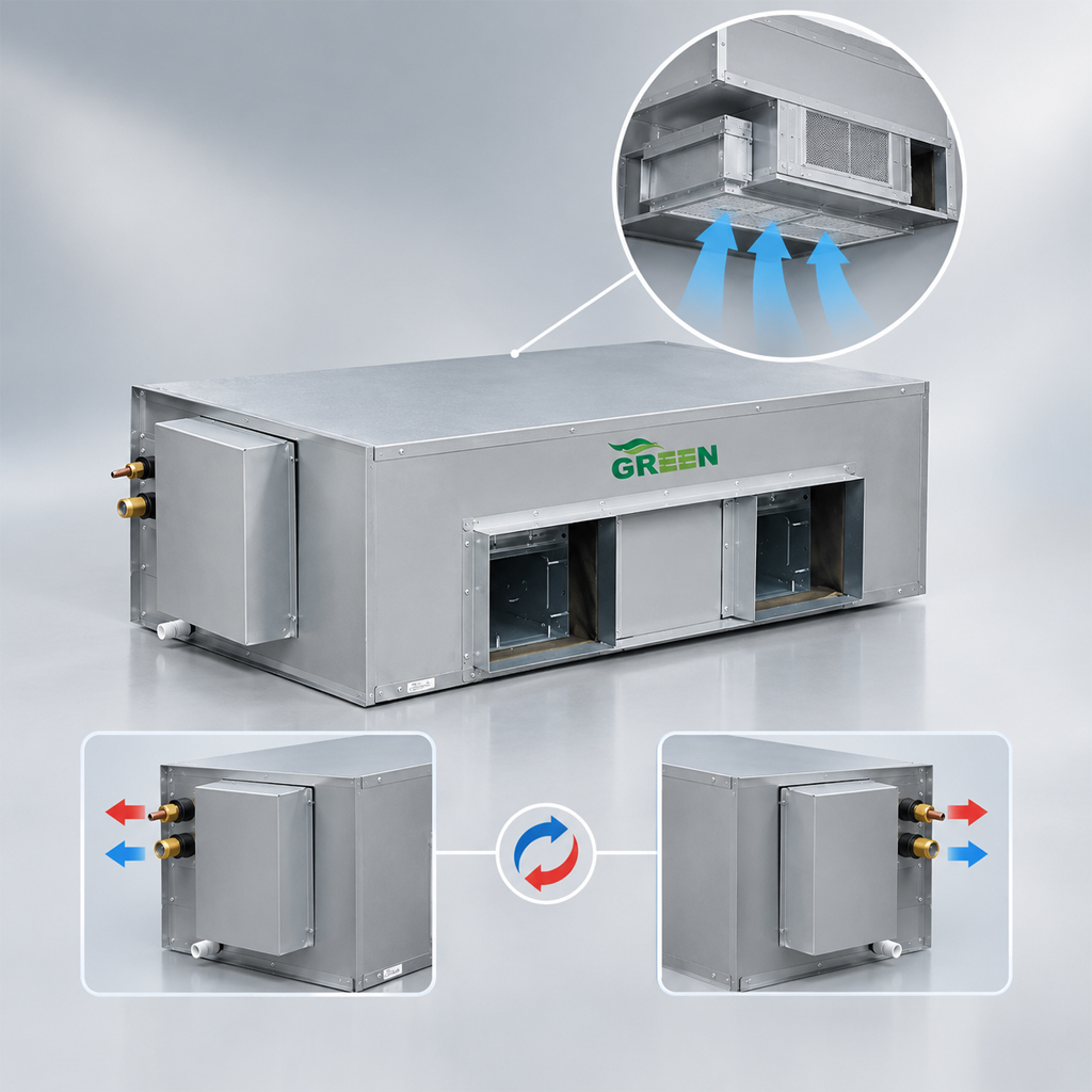 فن کویل کانالی گرین مدل GDF2000P1/H