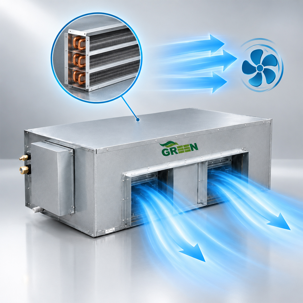 فن کویل کانالی گرین مدل GDF800P1/H