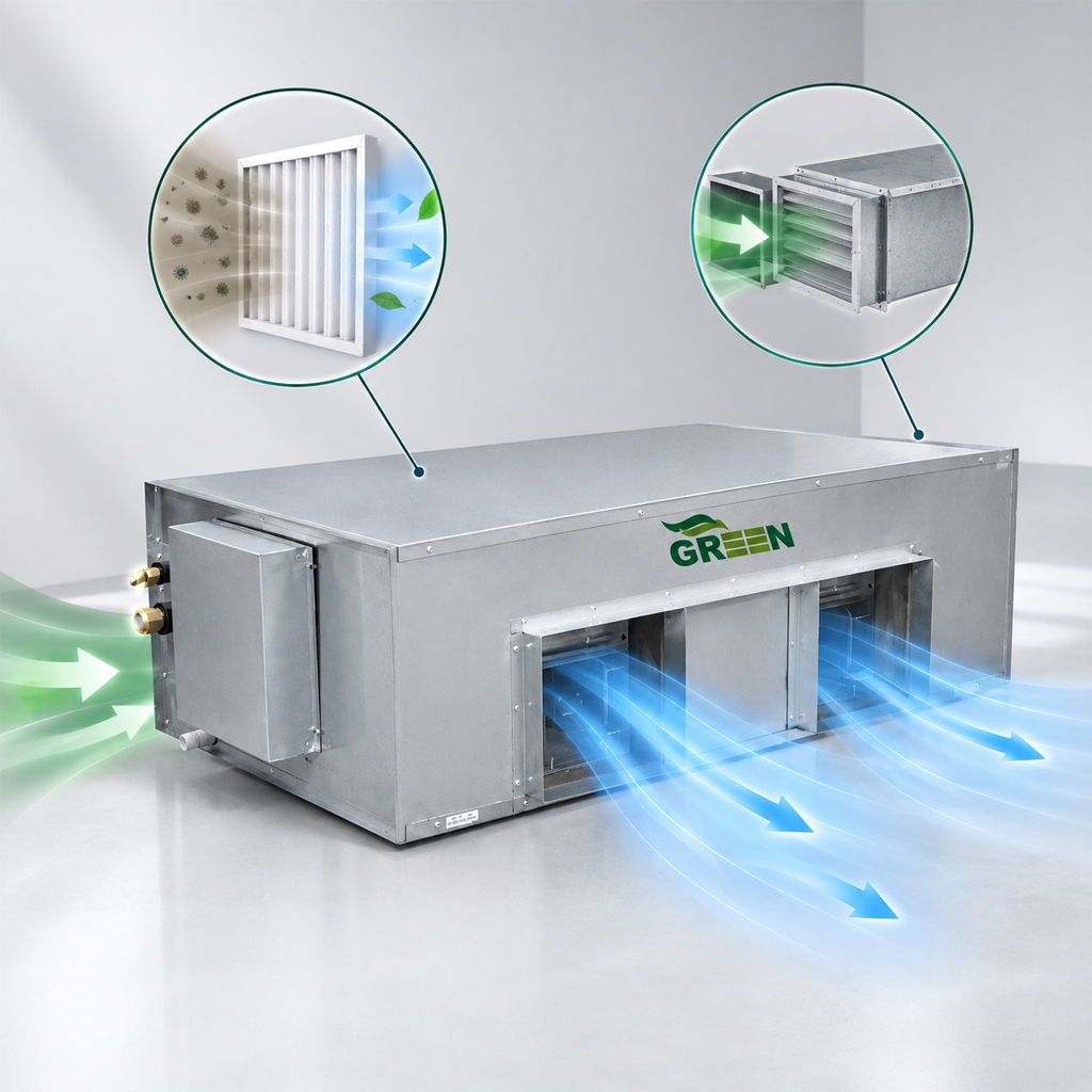 فن کویل کانالی گرین مدل GDF800P1/H