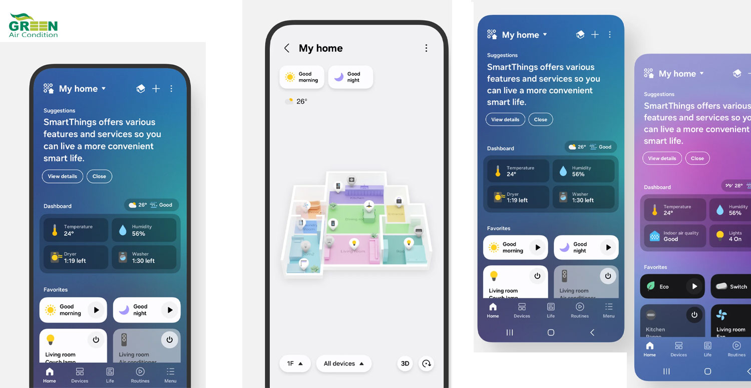 اپلیکیشن کنترل کولر گازی با وای فای